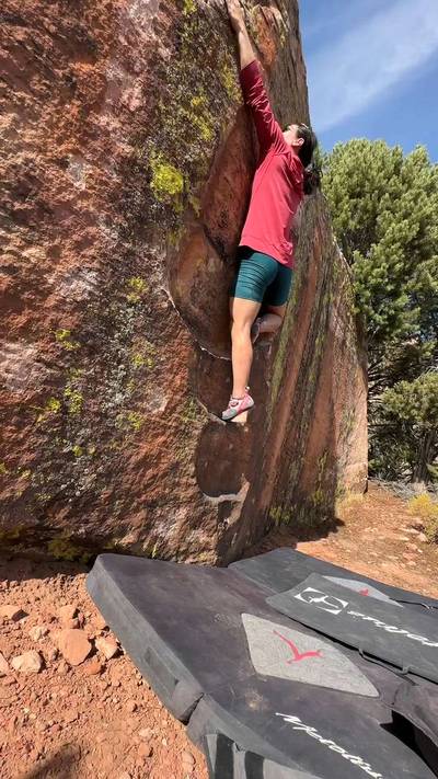Streak Sauce v3, Red Rock - Beta Video from kimikoclimbs