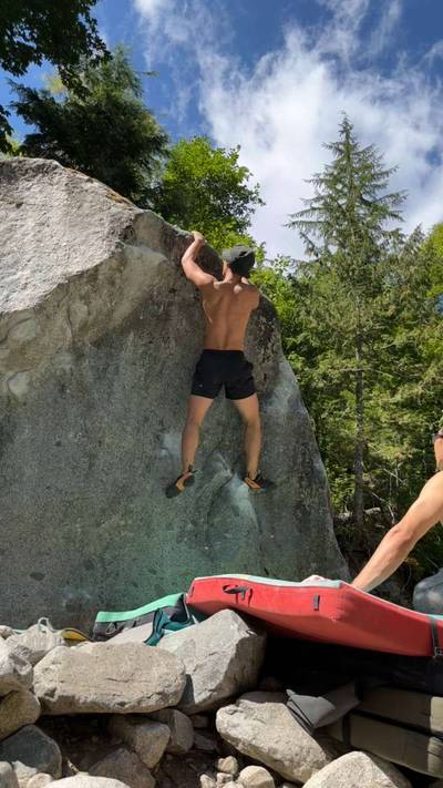 Miller Light v5, Miller River - Beta Video from cc.climbs.rocks