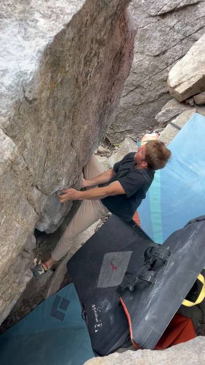 Year of the Lamb Cave Start v10, Little Cottonwood Canyon - Beta Video from LukeRas