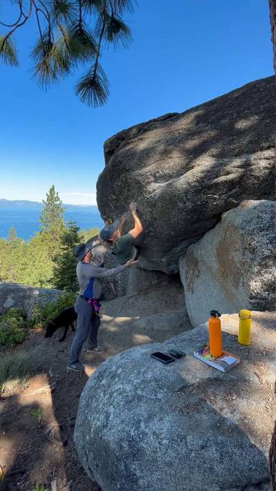 Bear Cave v4, Lake Tahoe - Beta Video from AndrewSpiars