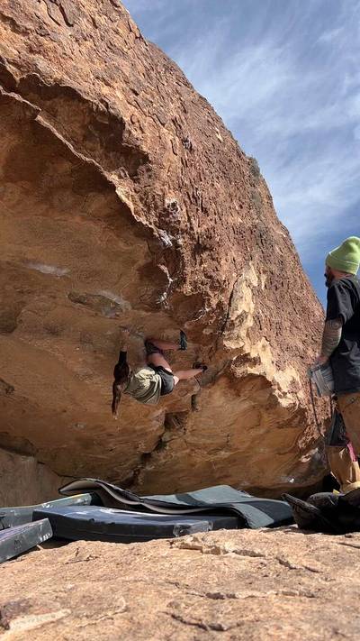 Fern Roof v8, Hueco Tanks - Beta Video from CathyG