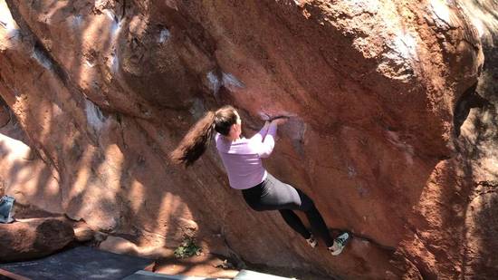 Undercling Traverse v9, Flagstaff Mountain, CO - Beta Video from lexikimes