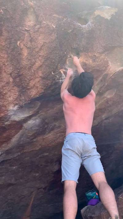 New Religion v7, Hueco Tanks - Beta Video from harrisonclimbs