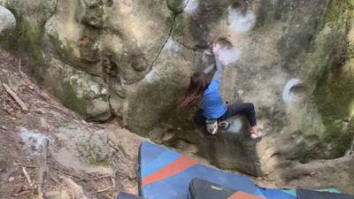 Hueco Wall Traverse v6, Castle Rock State Park - Beta Video from AriefNagara