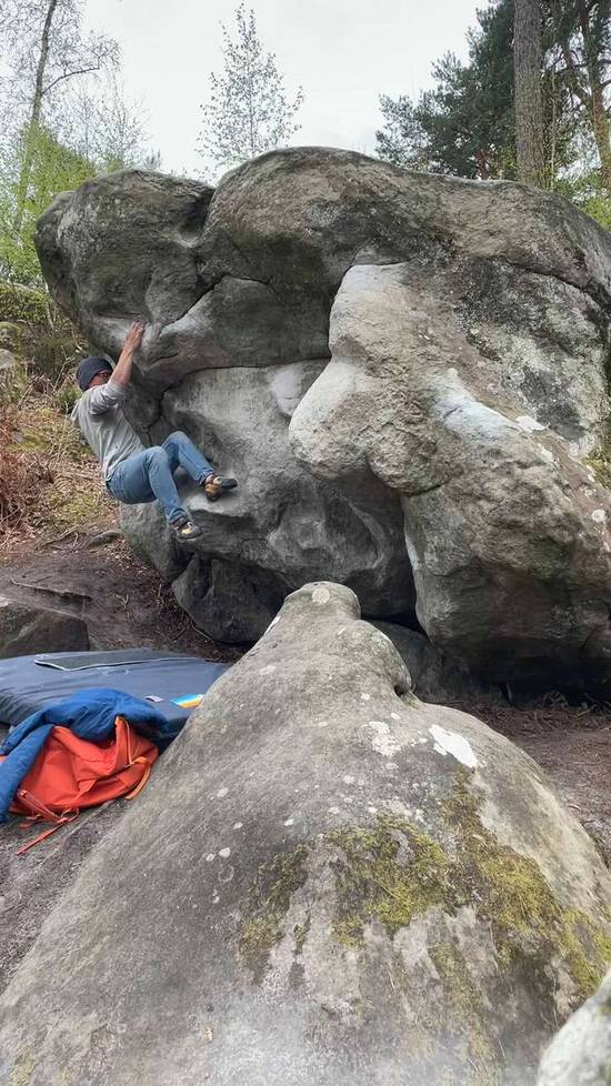 7-6-5 Franconia v7, Fontainebleau - Beta Video from pangtastic