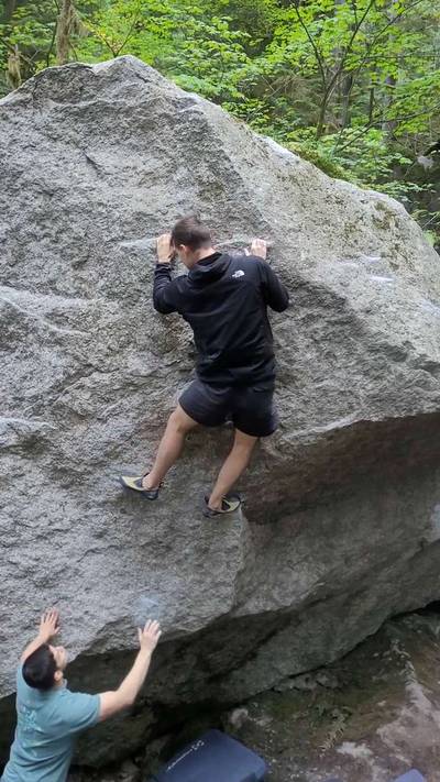 Miracle Whipper v5, Squamish - Beta Video from CarsonClimbs