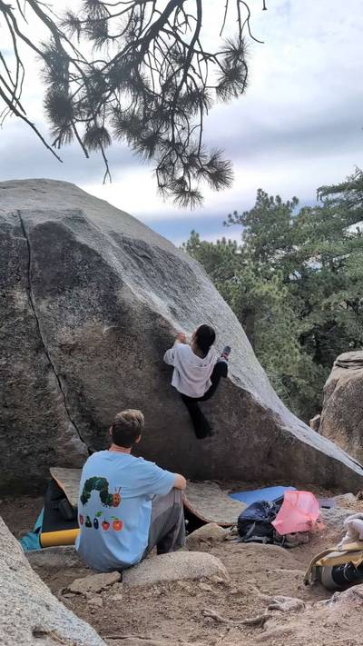 Gypsy's Arete v6, Black Mountain - Beta Video from gentilclimbs
