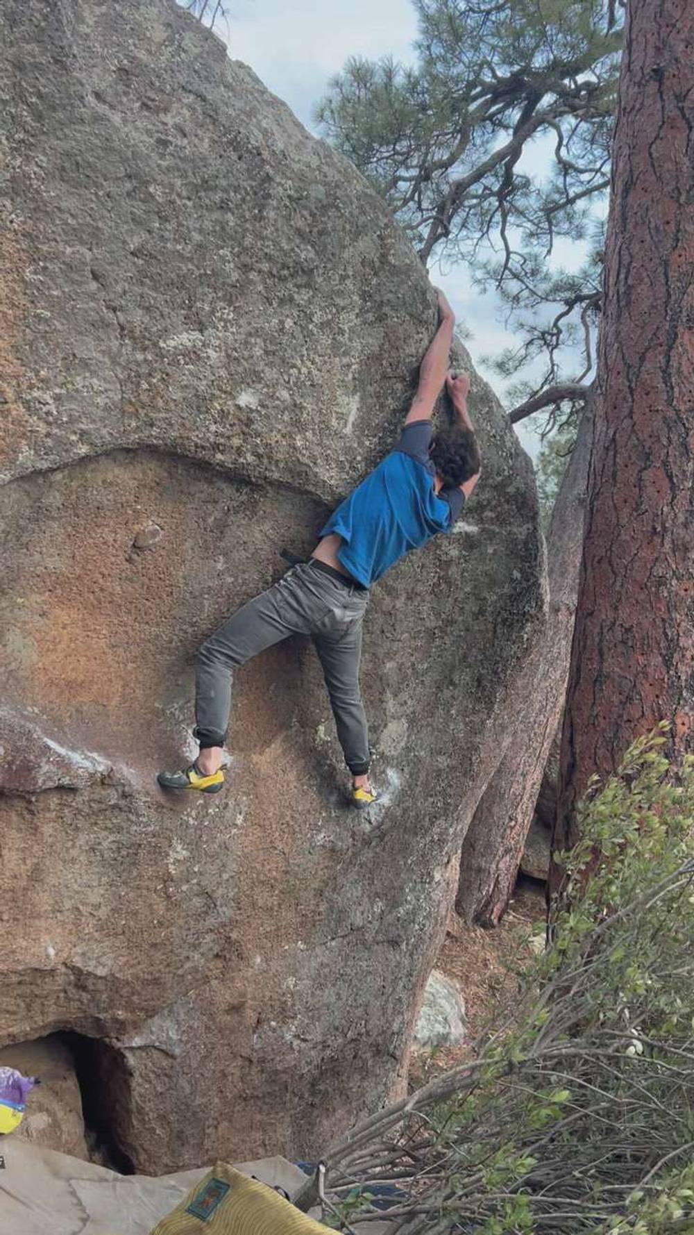 Yellow Belly v8, Flagstaff Mountain, CO - Beta Video from Kyle_Hanus_