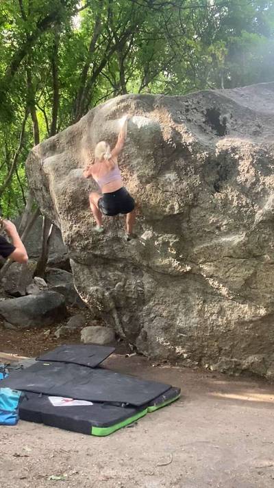 Standard Overhang v3, Little Cottonwood Canyon - Beta Video from kristentanguay