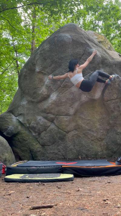 Lullaby (avec l’arete) v6, Fontainebleau - Beta Video from junran
