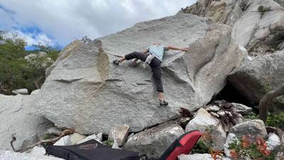 Granite Geezer v1, Little Cottonwood Canyon - Beta Video from rubbersharkman
