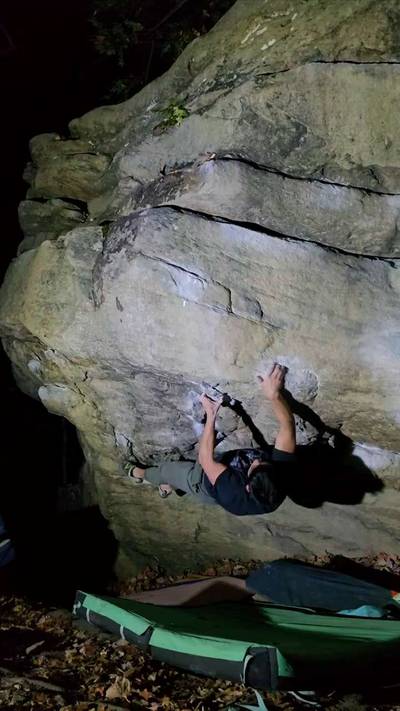 Little Bag of Pinches v6, New River Gorge - Beta Video from flu.tru