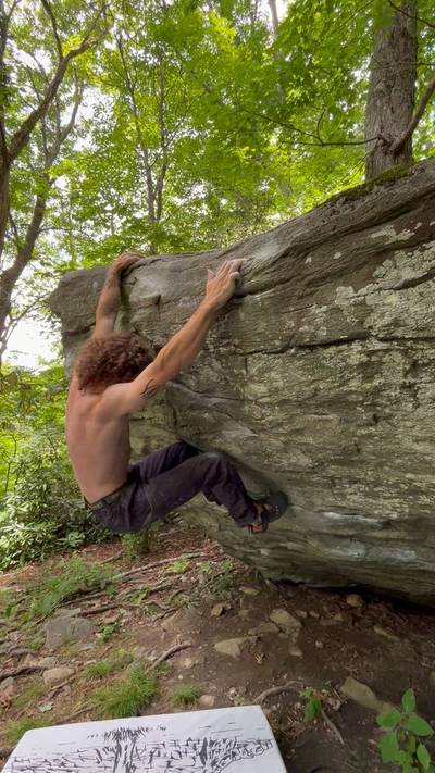 Druid Roof v7, Boone - Beta Video from joshbclimbing