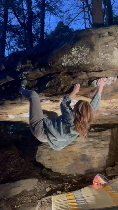 Jumping the Gun v7, New River Gorge - Beta Video from earthly.destiny