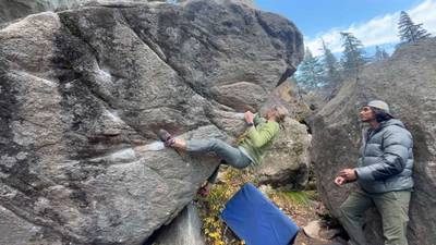 The White Arete v5, Leavenworth - Beta Video from marysiakam