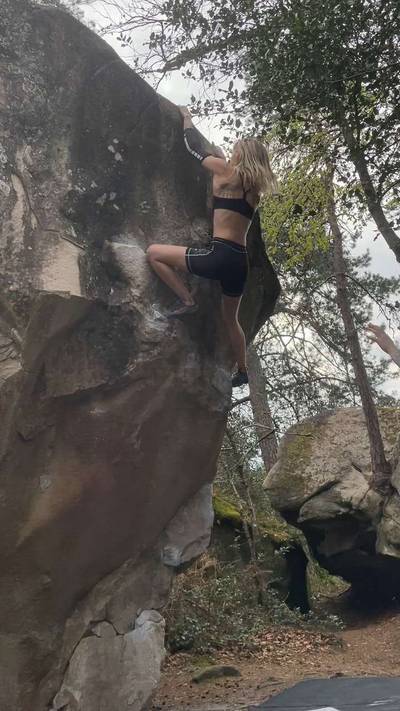 Salathé Wall v7, Fontainebleau - Beta Video from sarah_christina