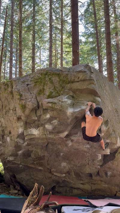 Watersports v5, North Bend - Beta Video from climb_ryan