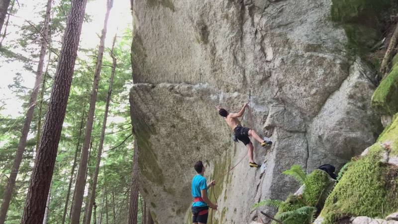 The Clampdown 5.13a, Squamish - Beta Video from rsklenica