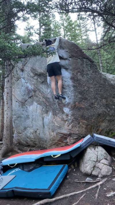 Boulder 3 Easy Arete v0, Guanella Pass - Beta Video from just.jason.climbing