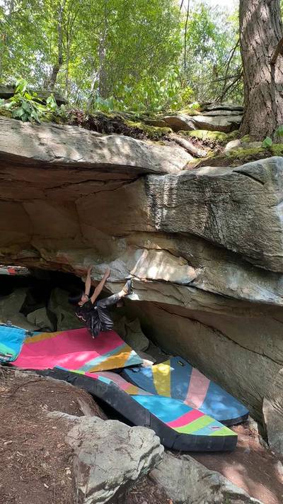 Toblerone v5, New River Gorge - Beta Video from RyoClimber