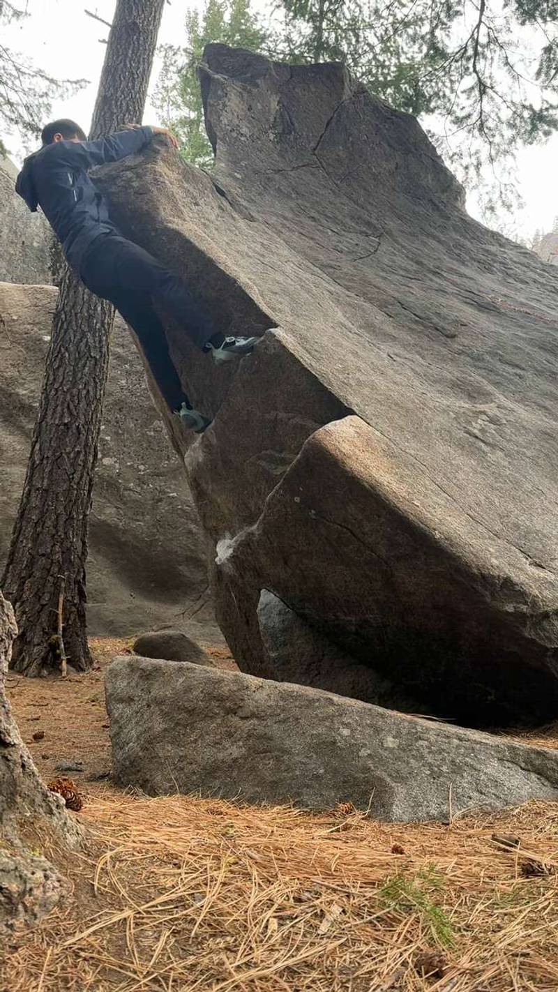 The Rail (Barney's Rubble) v0, Leavenworth - Beta Video from justclimbin