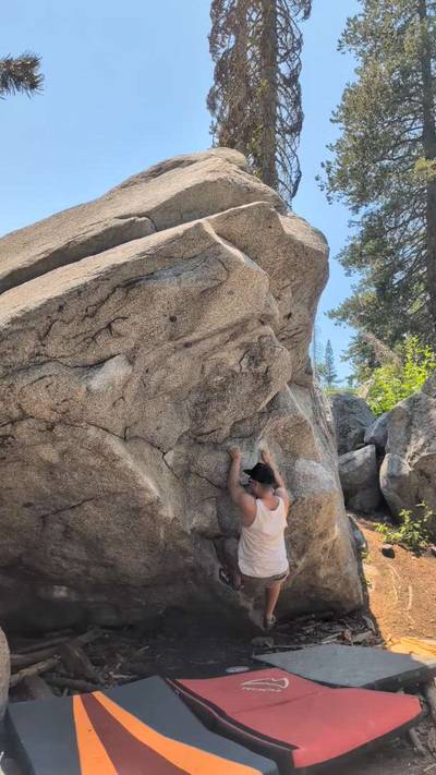 The Nose Left v4, Lake Tahoe - Beta Video from not.a.board.account