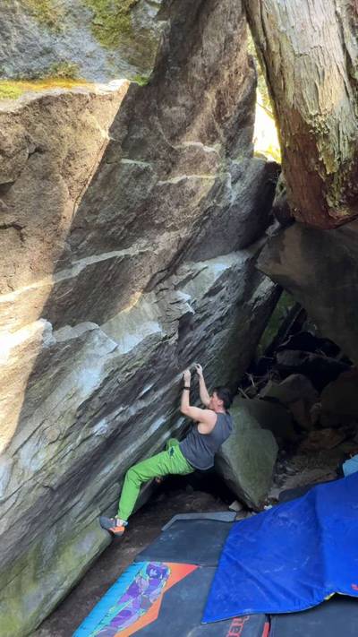 Drift Low v8, Fraser Valley - Beta Video from mattfischerclimbs