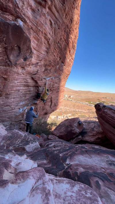 Fuck this Sport (aka Fear this Sport) 5.12b, Red Rock - Beta Video from Cambo
