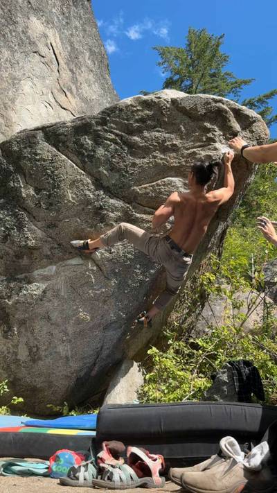 The White Arete v5, Leavenworth - Beta Video from cc.climbs.rocks