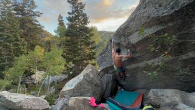 Unwritten lines direct v8, Little Cottonwood Canyon - Beta Video from SirCrimpsaLittle