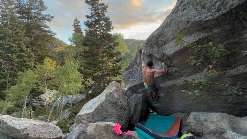 Unwritten lines direct v8, Little Cottonwood Canyon - Beta Video from SirCrimpsaLittle
