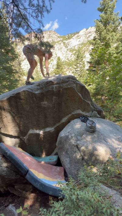 Monkey Fist v7, Little Cottonwood Canyon - Beta Video from travieggg