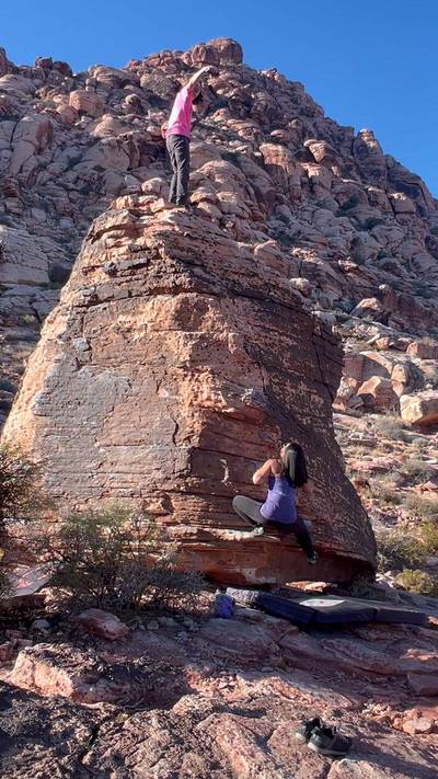 Bugs Bunny - Arete Right v1, Red Rock - Beta Video from robynpetrik