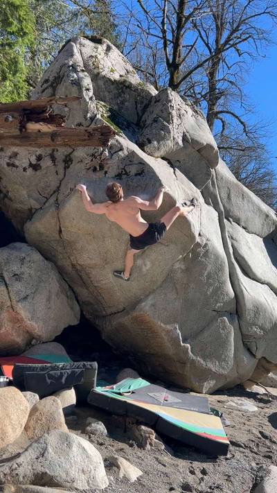 Chutzpah Stand v8, Index - Beta Video from jakenoc.climbs