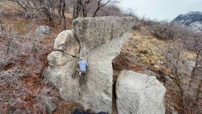Mormon Crack v0, Little Cottonwood Canyon - Beta Video from rubbersharkman