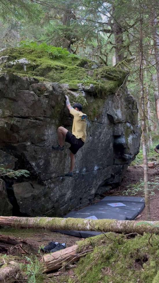 Subliminal v7, Miller River - Beta Video from climb_ryan