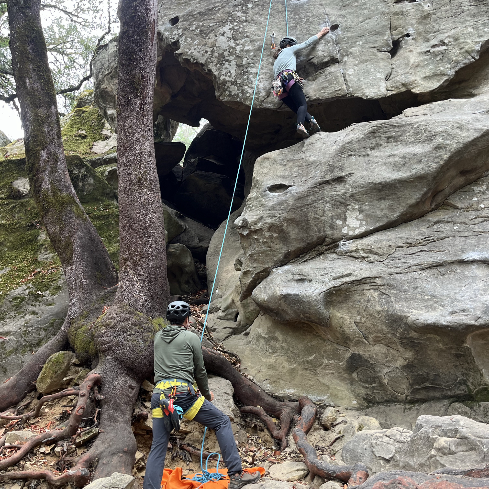 Climbing Beta video of climbers on Vicious Circles 5.10d in Castle Rock State Park with undefined beta videos in KAYA, the climber's app - where climbers can log and track their ascents, progress, and connect with their local gym and outdoor climbing community.