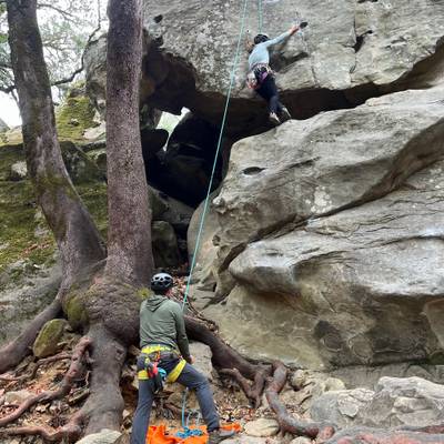 Vicious Circles 5.10d, Castle Rock State Park - Beta Video from JenCalifornia