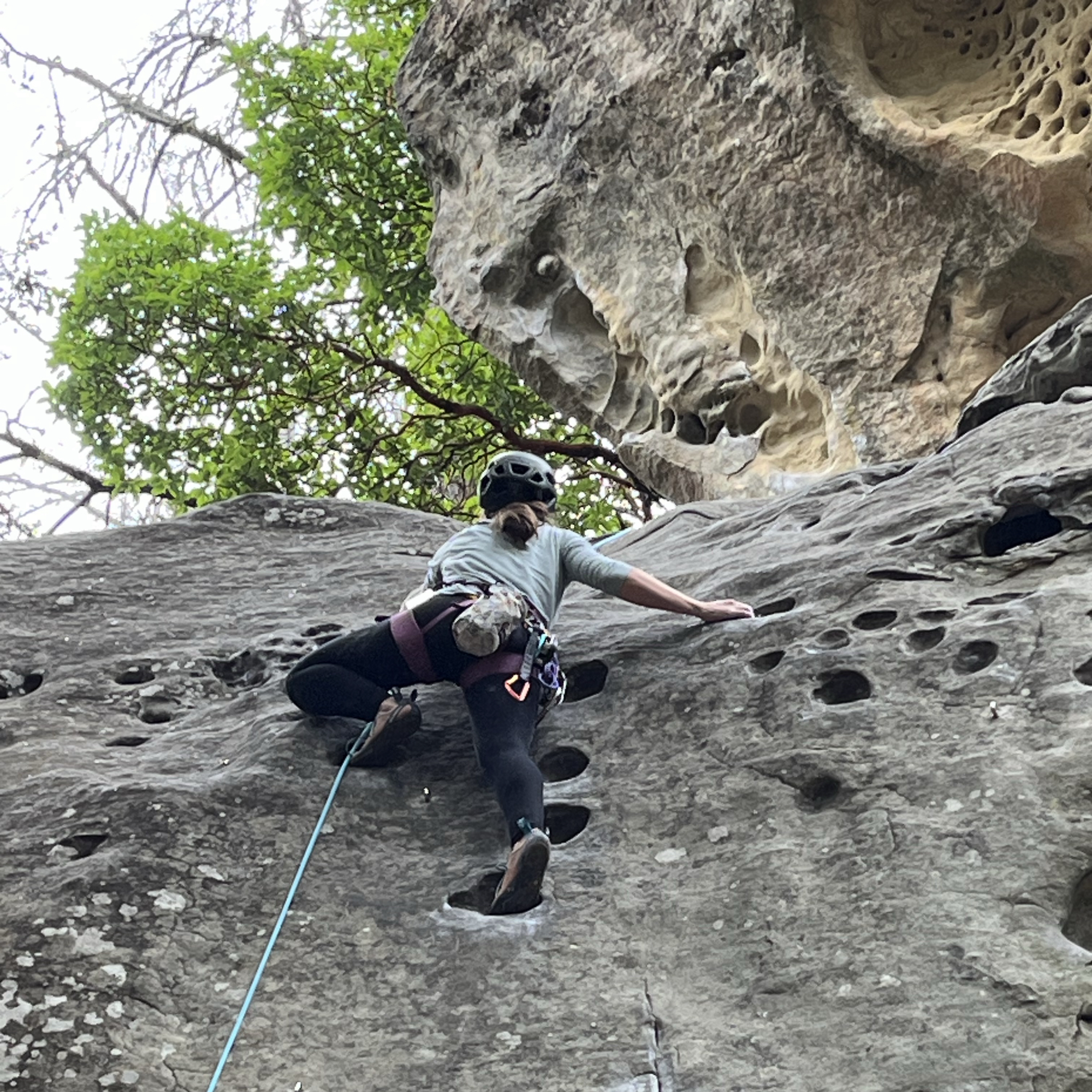 Climbing Beta video of climbers on Vicious Circles 5.10d in Castle Rock State Park with undefined beta videos in KAYA, the climber's app - where climbers can log and track their ascents, progress, and connect with their local gym and outdoor climbing community.