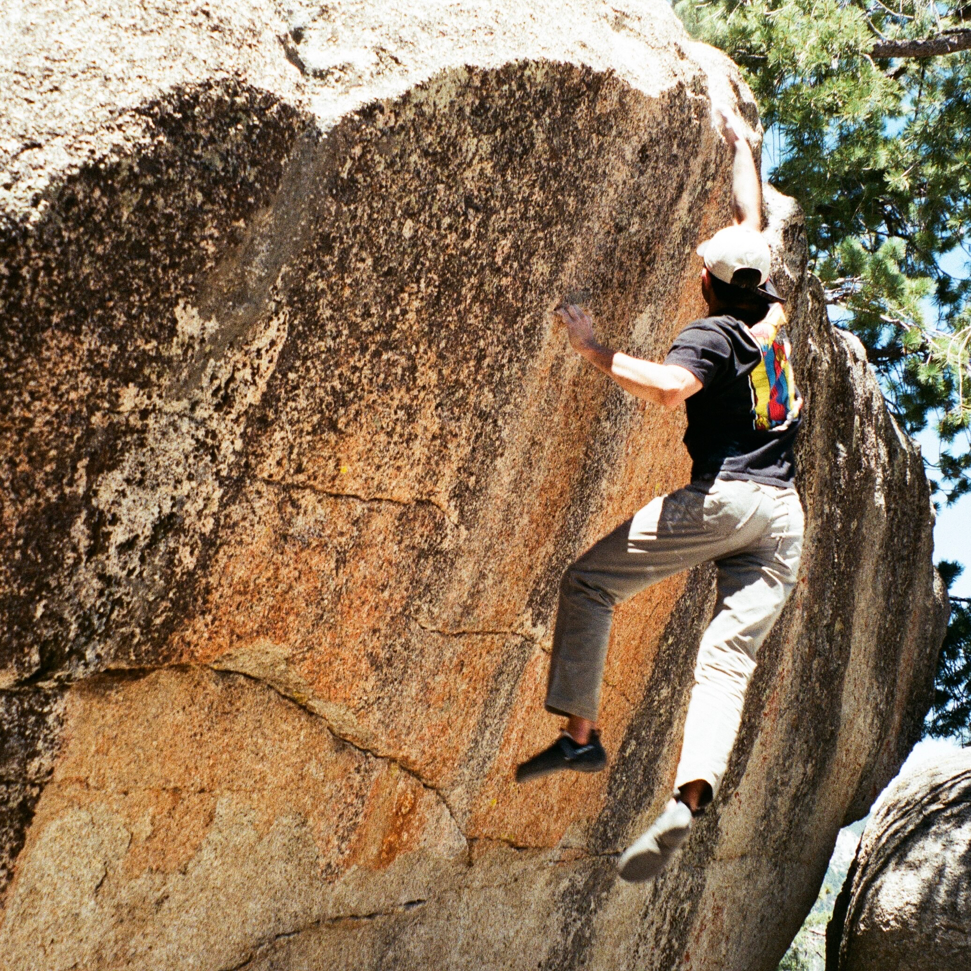 Climbing Beta video of climbers on Face Meat Dyno v5 in Black Mountain with undefined beta videos in KAYA, the climber's app - where climbers can log and track their ascents, progress, and connect with their local gym and outdoor climbing community.