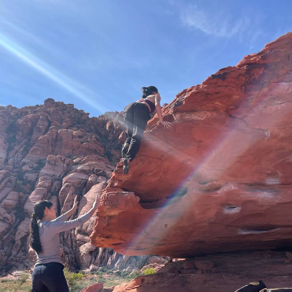 Honeycomb - Left v1, Red Rock - Beta Video from climbingming