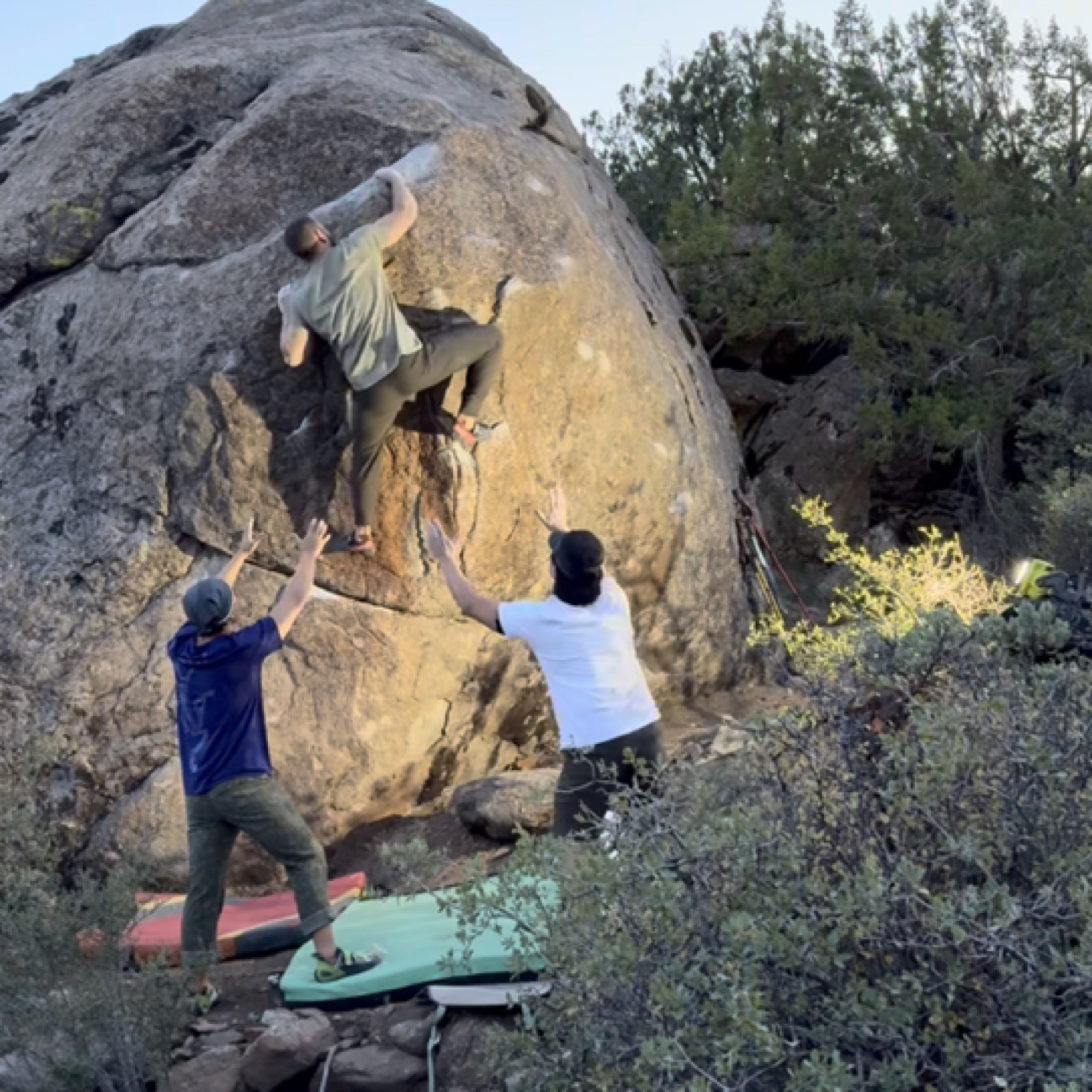 Climbing Beta video of climbers on Dragon Scales v5 in Cedar City with undefined beta videos in KAYA, the climber's app - where climbers can log and track their ascents, progress, and connect with their local gym and outdoor climbing community.