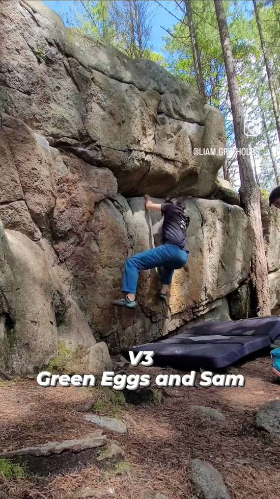 Green Eggs & Sam v3, Vancouver - Beta Video from Liam.grip.holds