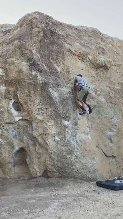 North Face (Turlock) vB, Stoney Point - Beta Video from Bouldering_in_socks