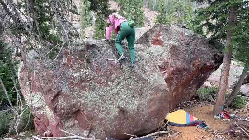 Blissful Escape vB, Uintas - Beta Video from v.e_climb_stuff