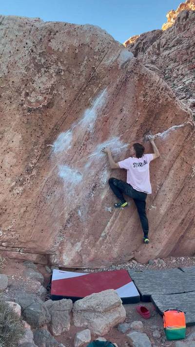 Sorange Traverse v3, Red Rock - Beta Video from Mason.Dructor