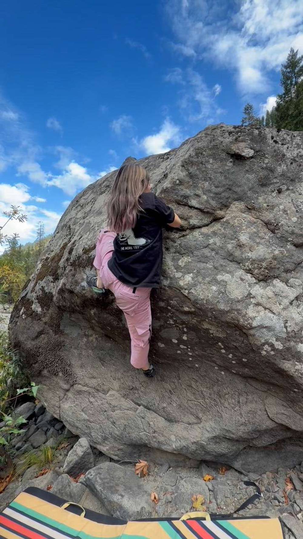 Bad Karma v2, Leavenworth - Beta Video from tiffboulderland
