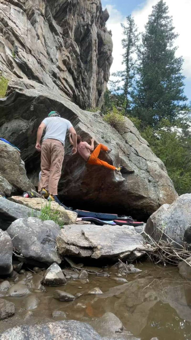 Pink Squiggles v4, Clear Creek Canyon - Beta Video from GERMER