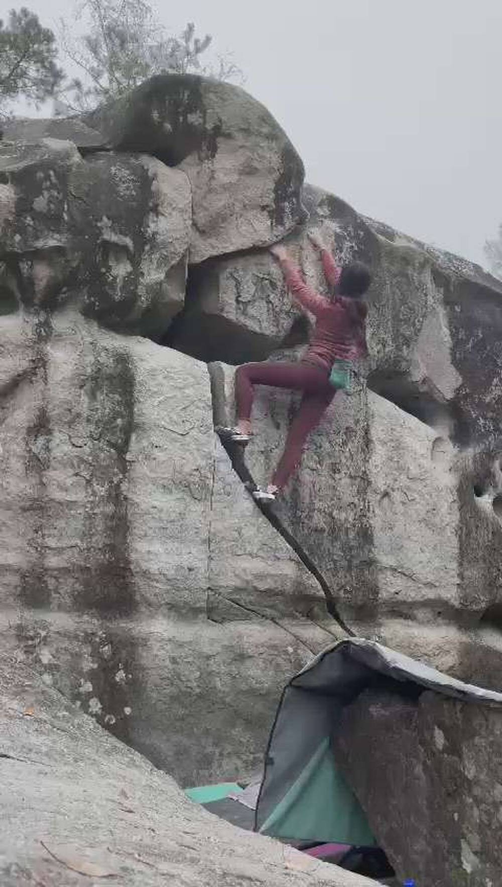 Fracture v1, Fontainebleau - Beta Video from chrlauren