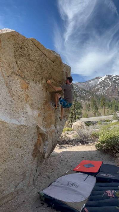 Siemay's Arete v6, Lake Tahoe - Beta Video from raddybrad